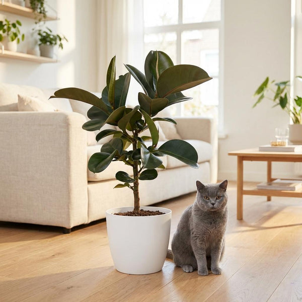 Rubberplant - Ficus elastica Cloe - Ø19cm - ↕65cm
