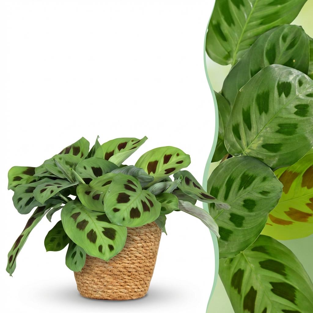 Zebraplant - Maranta Fascinator Kerchoveana - Ø12cm - ↕25cm