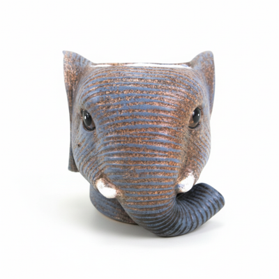 Planter Olifant D11/12x10cm - Grijs - D11/12x10cm