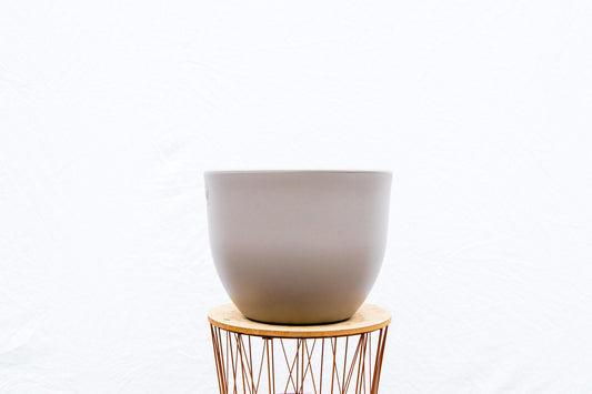 Pot Eggy - taupé - Ø55cm - ↕43cm