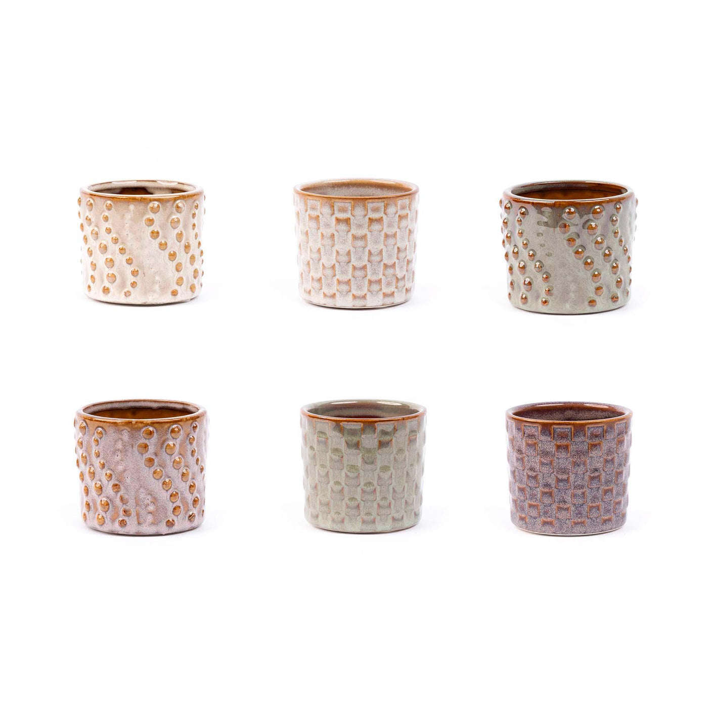 Sierpotjes Madrid - set van 6 - Ø7cm