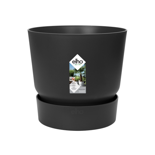 Pot Elho Greenville Round - zwart - Ø39cm - ↕37cm