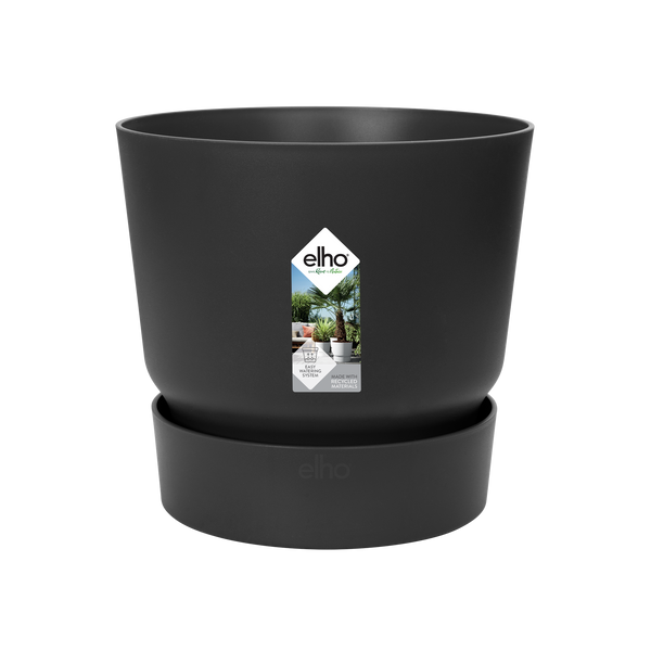 Pot Elho Greenville Round - zwart - Ø39cm - ↕37cm