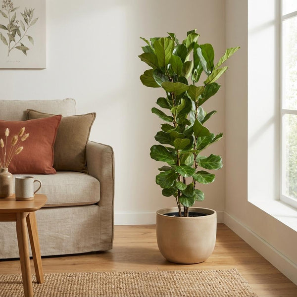 Vioolbladplant - Ficus lyrata struik - Ø27cm - ↕140cm