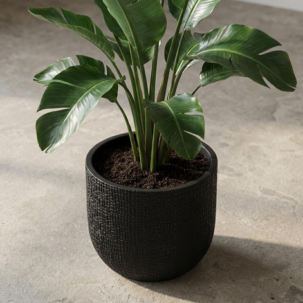 Pot Capi Nature Skin Bol - antraciet - Ø24cm