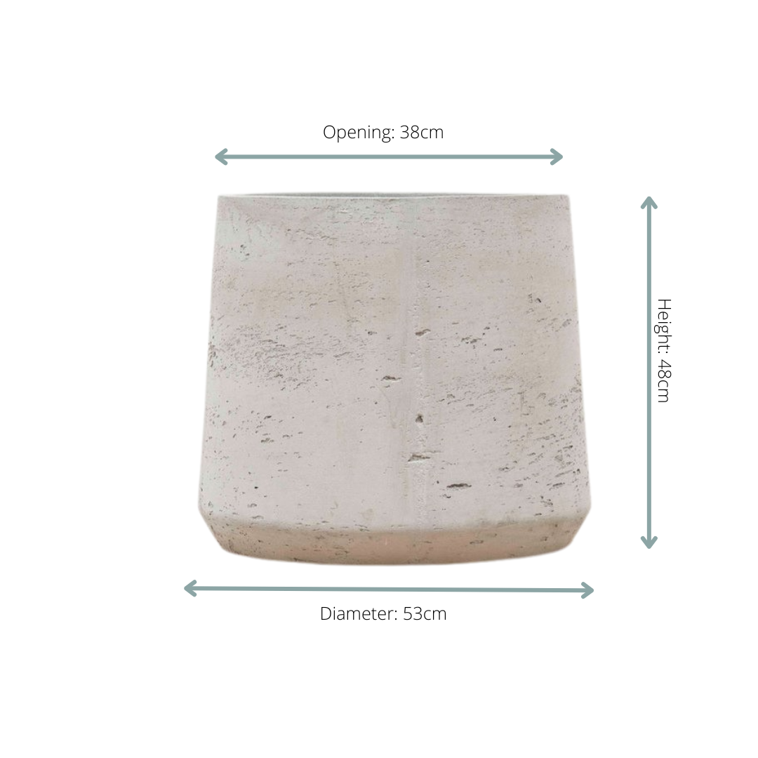 Pot Aniek - cement - Ø53cm - ↕48cm