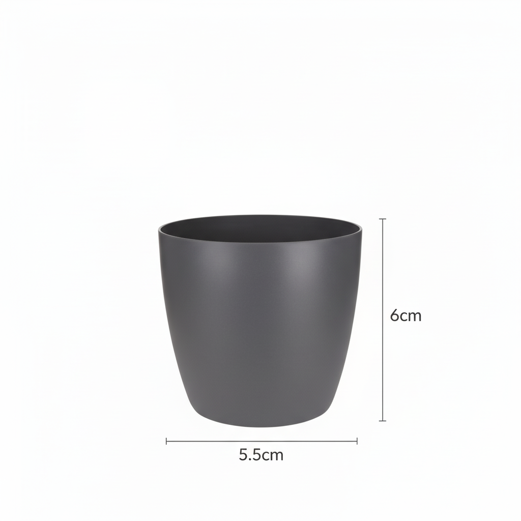 Pot Brussels - antraciet - Ø7cm - ↕6cm