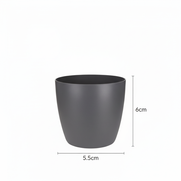 Pot Brussels - antraciet - Ø7cm - ↕6cm