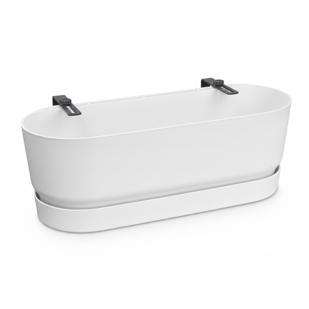 Pot Elho Greenville Easy Balcony - wit - Ø25cm