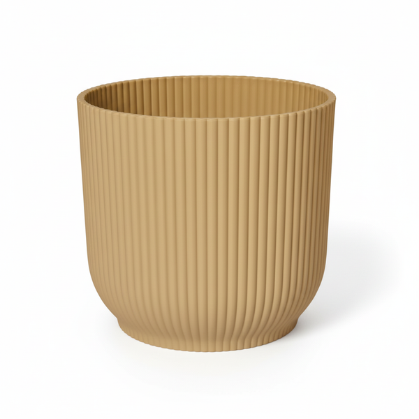 Pot Elho Vibes Fold 18cm - geel - Ø18cm