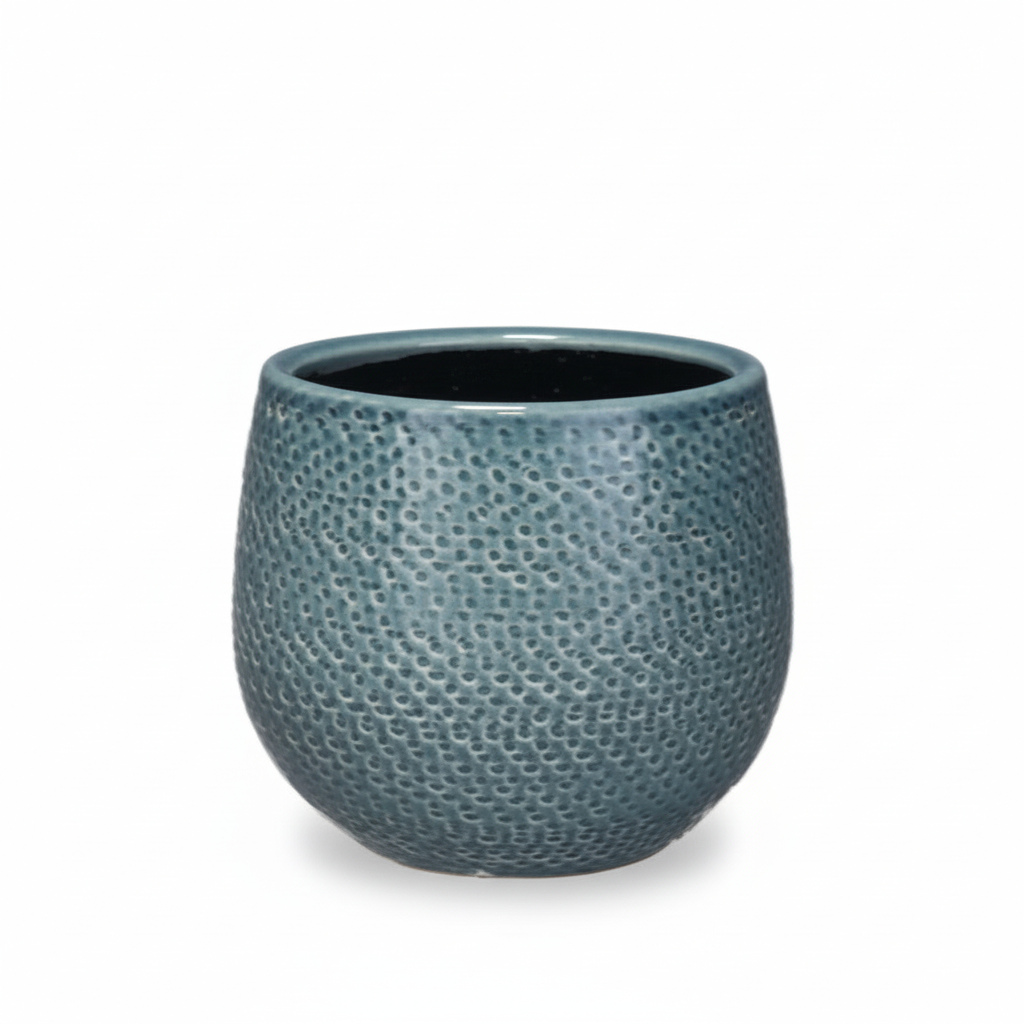 Pot Gabriel - blauw - Ø14cm - ↕12cm