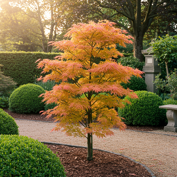 Japanse Esdoorn - Acer palmatum Katsura - Oranje - Ø19cm - ↕70cm