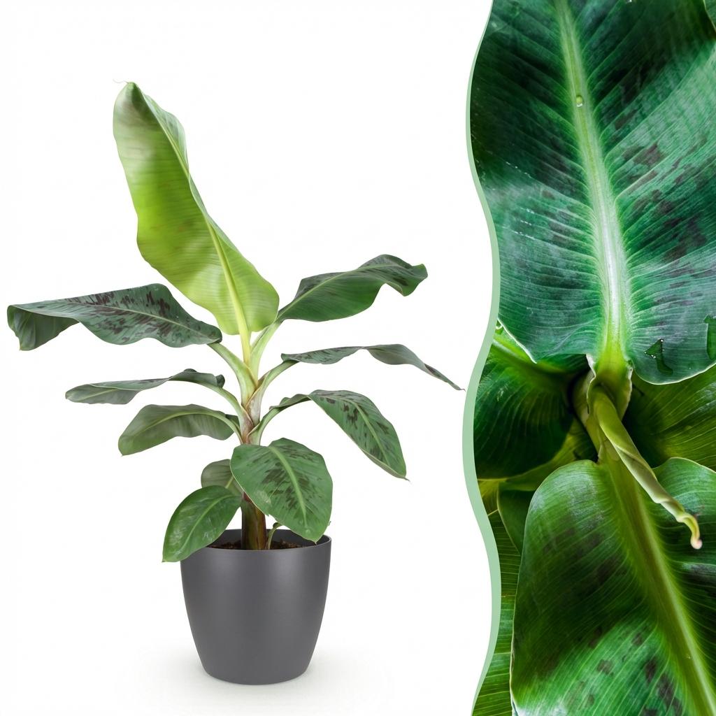Bananenplant - Musa acuminata Dwarf Cavendish - Ø21cm - ↕70-75cm