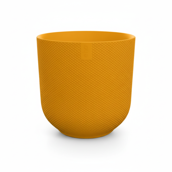 Pot Elho Jazz Round - amber yellow - Ø14cm
