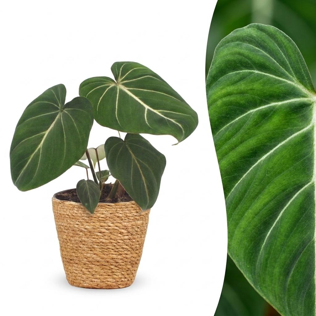 Philodendron Gloriosum - incl. mand - Ø12cm - ↕25cm