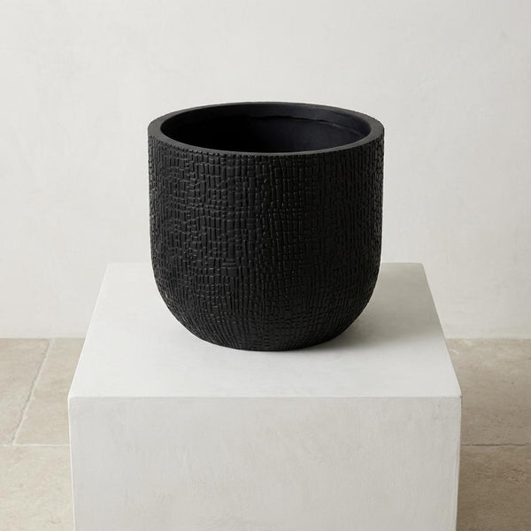 Pot Capi Nature Skin Bol - antraciet - Ø17cm