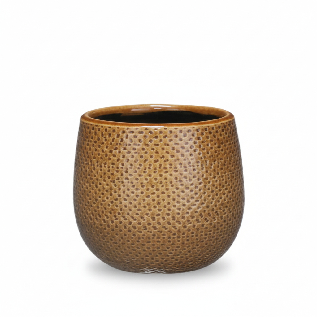 Pot Gabriel - oker - Ø14cm - ↕12cm