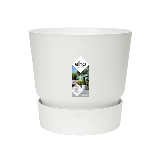 Pot Elho Greenville Round - wit - Ø30cm - ↕28cm