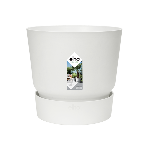 Pot Elho Greenville Round - wit - Ø30cm - ↕28cm