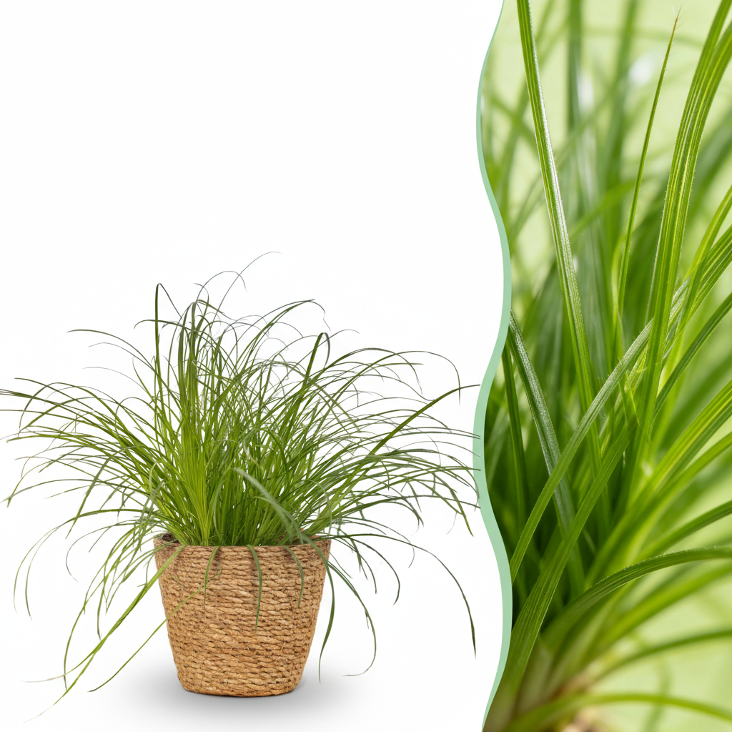 Kattengras - Cyperus alternifolius 'Zumula' - incl. mand - Ø12cm - ↕20cm