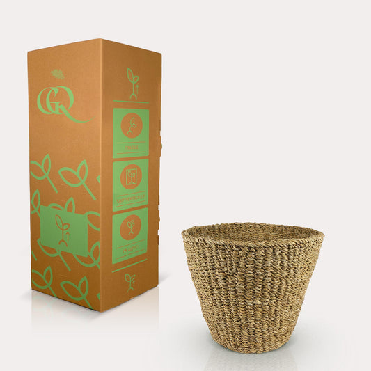 Mand Lichtbruin Jip - naturel - Ø26cm - ↕23cm