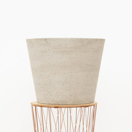 Pot Bucket - beige washed - Ø50cm - ↕40cm