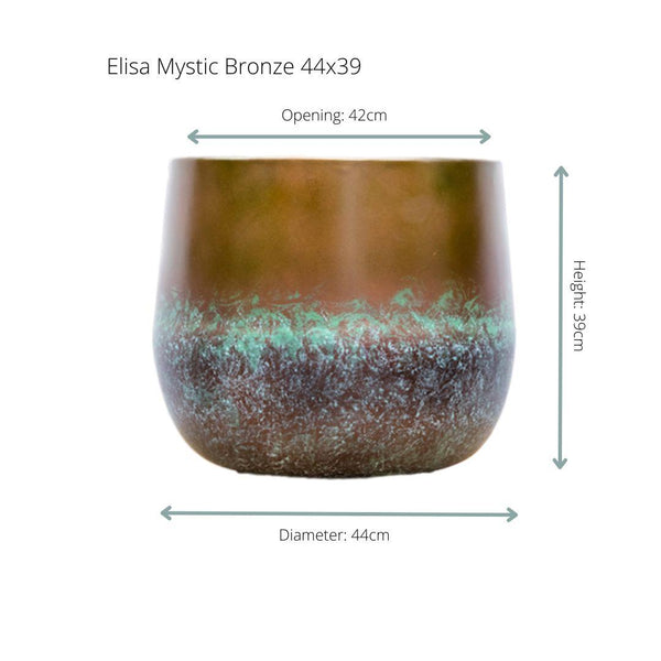 Pot Elisa Mystic - bronze - Ø44cm - ↕39cm