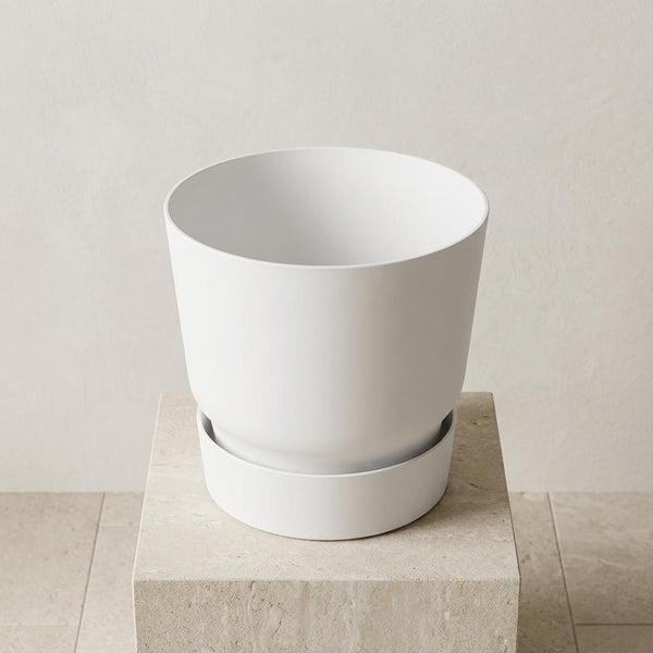 Pot Elho greenville round - white - Ø20cm