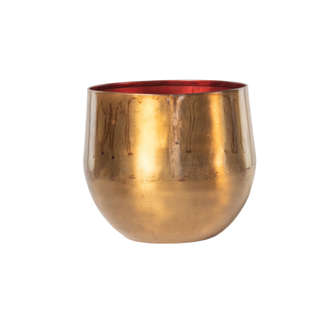 Pot Ayka - camel - Ø33cm - ↕28cm