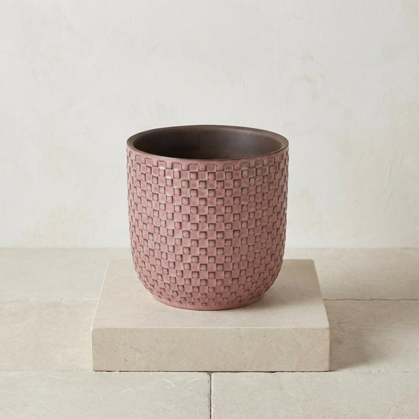 Pot Mini relief - roze - Ø7cm