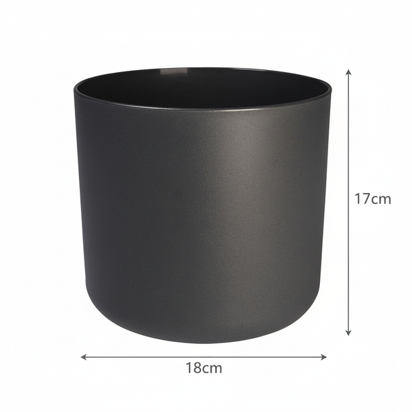 Pot Elho B.for soft - antraciet - Ø18cm