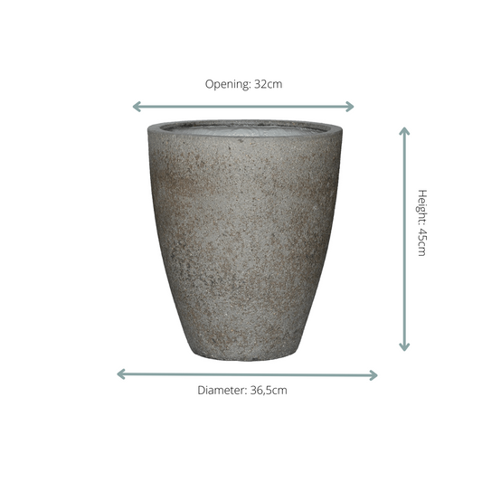 Pot Ben M - dioret grey - Ø37cm - ↕45cm