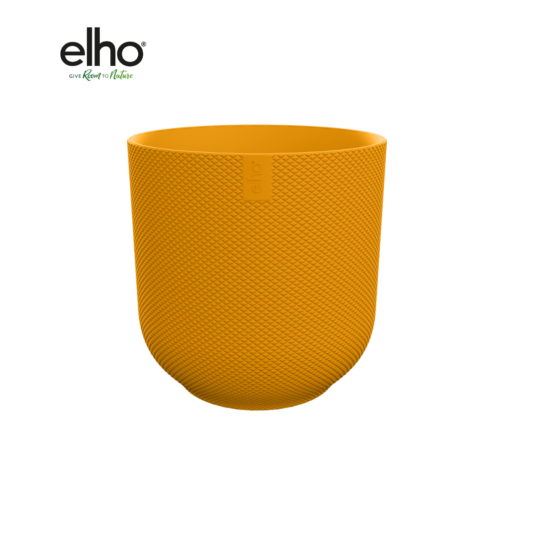 Pot Elho Jazz Round - amber yellow - Ø19cm - ↕18cm