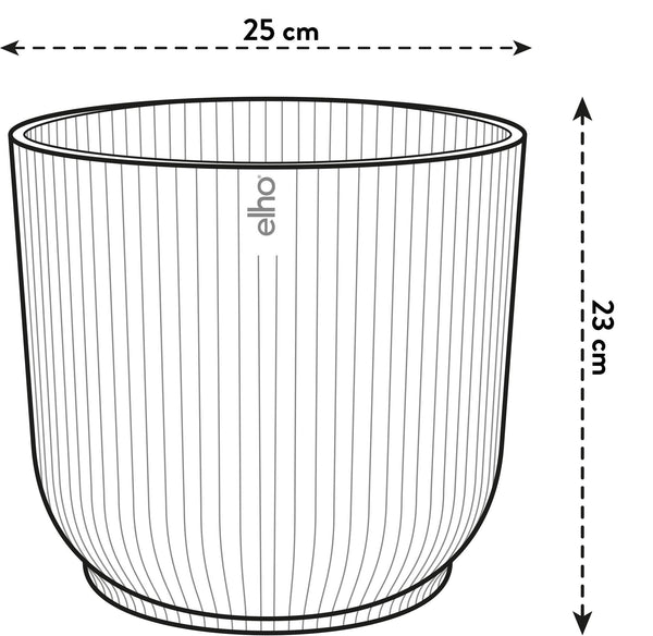 Pot Elho Vibes Fold Round - roze - Ø25cm - ↕23cm