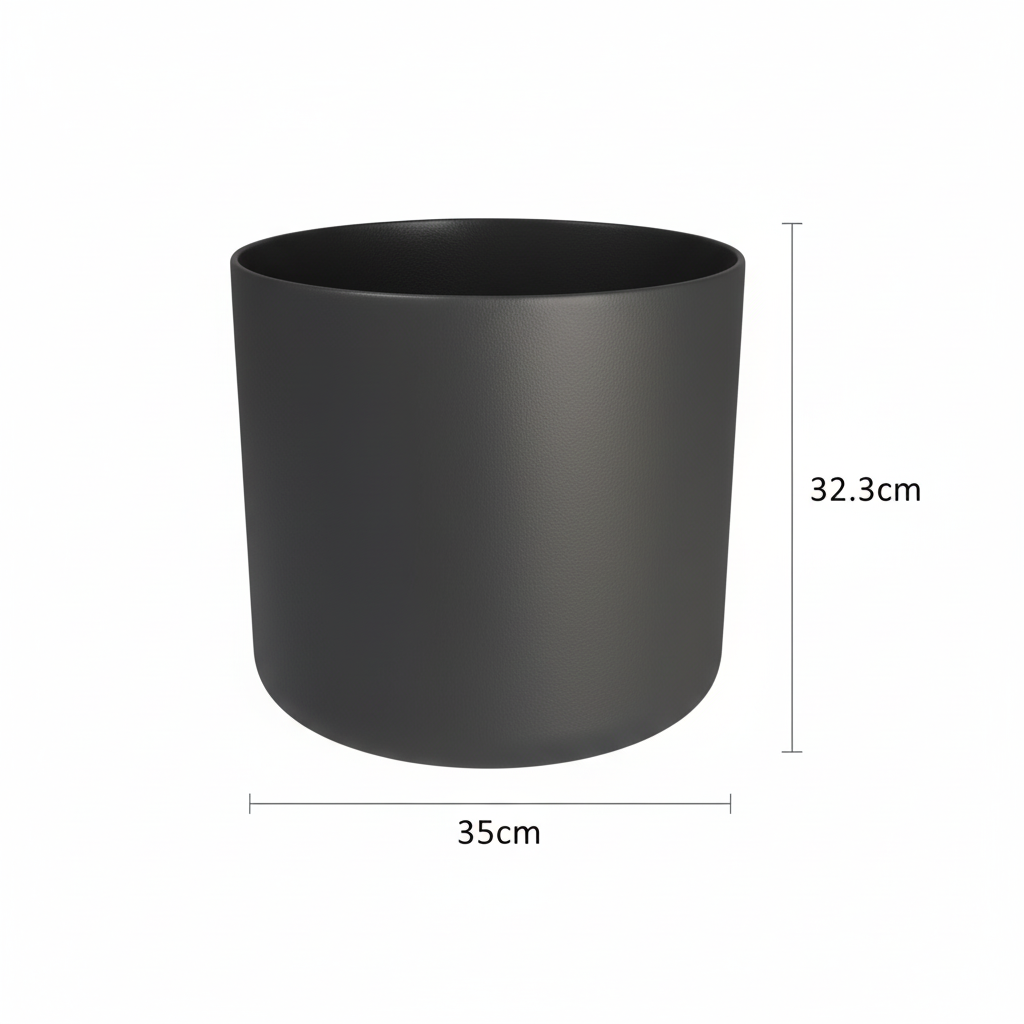 Pot Elho B.for soft - antraciet - Ø35cm