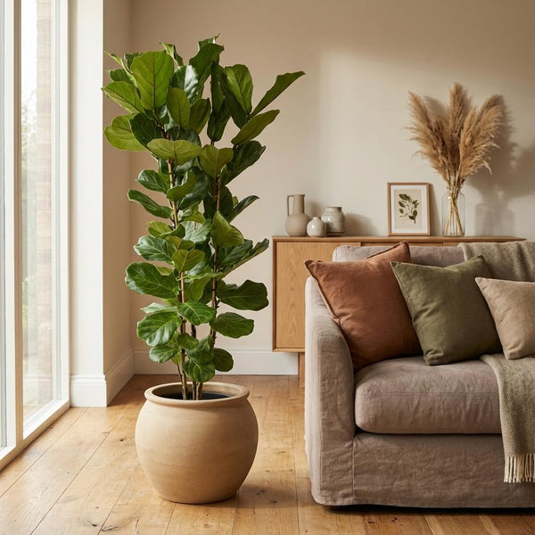 Vioolbladplant - Ficus lyrata struik - Ø27cm - ↕140cm