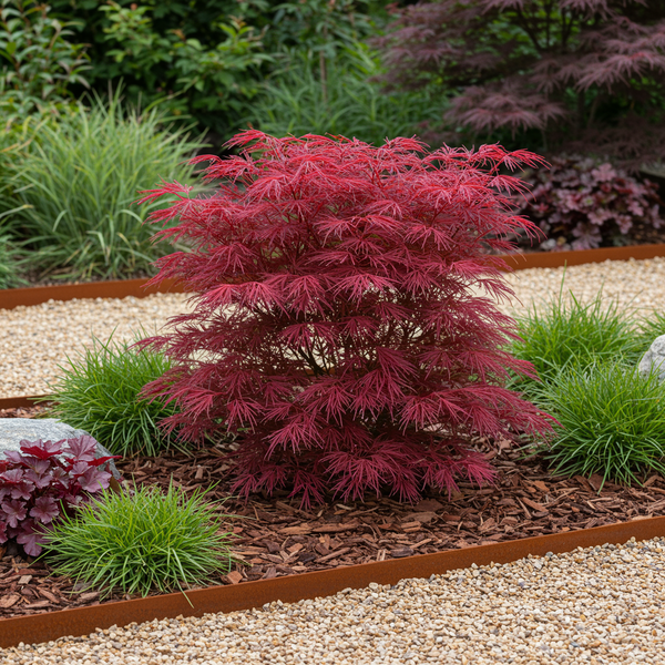Japanse Esdoorn - Acer palmatum Skeetsers Broom - Paars - Ø19cm - ↕70cm