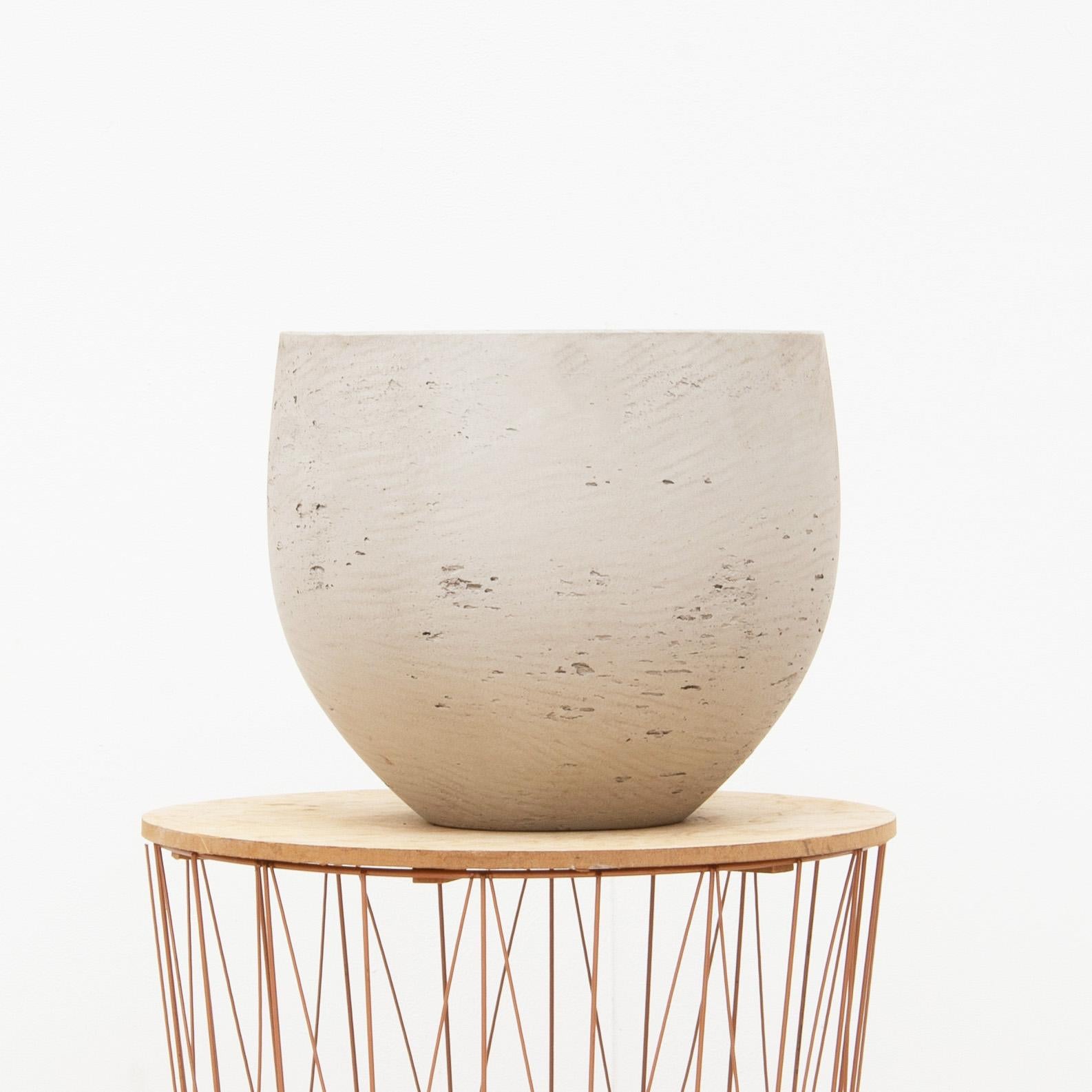 Pot Jumbo Orb - beige washed - Ø69cm - ↕57cm