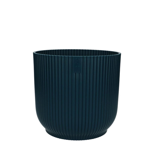 Pot Vibes H17cm - blauw - Ø18cm