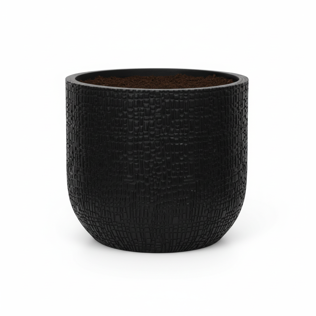 Pot Capi Nature Skin Bol - antraciet - Ø14cm