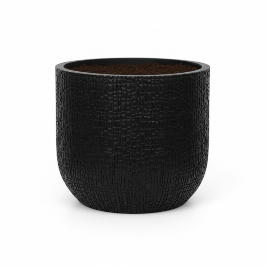 Pot Capi Nature Skin Bol - antraciet - Ø14cm