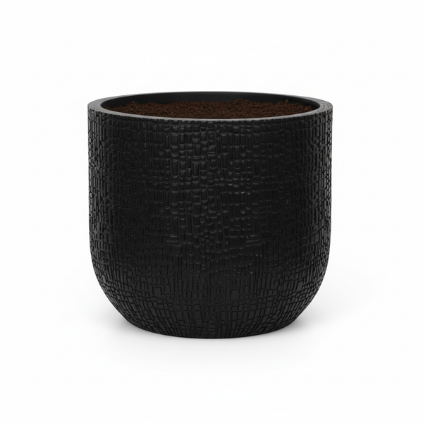 Pot Capi Nature Skin Bol - antraciet - Ø14cm