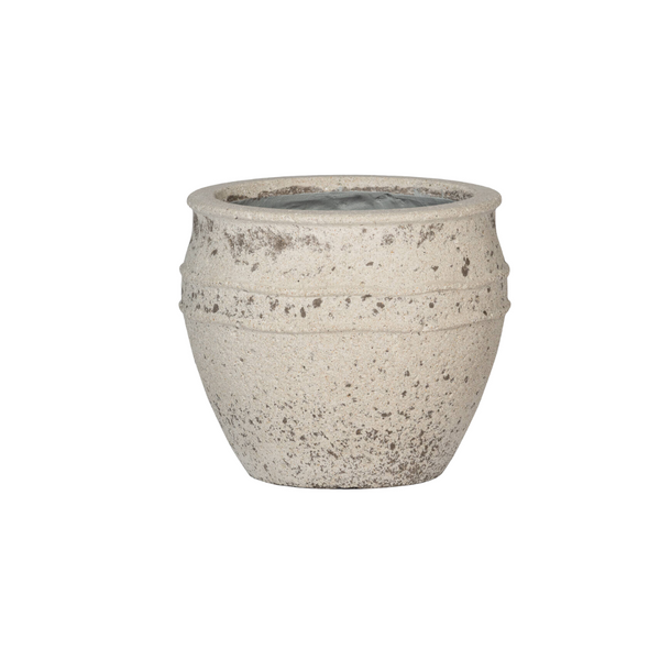 Pot Athena S - chalk white - Ø29cm - ↕24cm