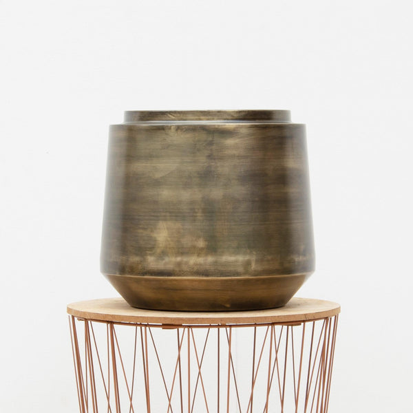 Pot Indigo Vintage - gold - Ø33cm - ↕31cm