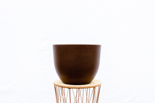 Pot Eggy - bronze - Ø65cm - ↕51cm