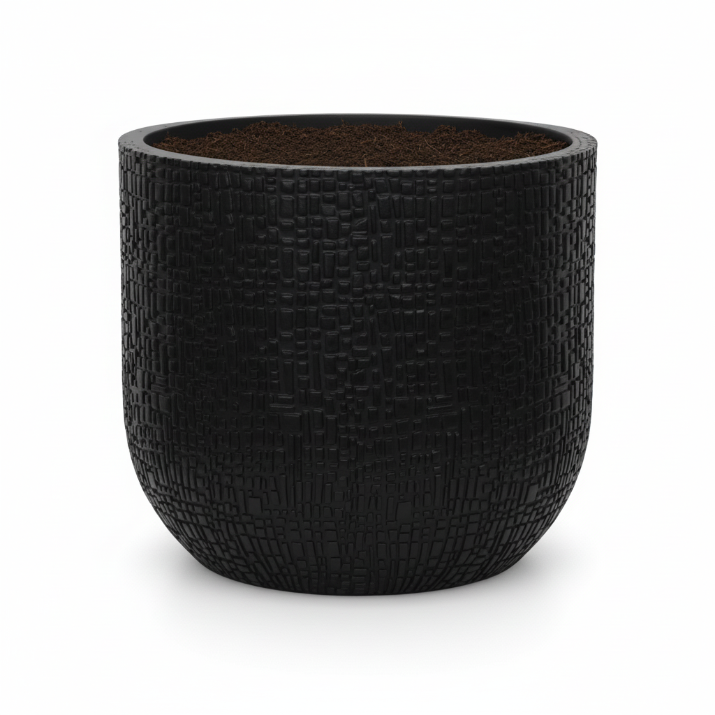 Pot Capi Nature Skin Bol - antraciet - Ø24cm