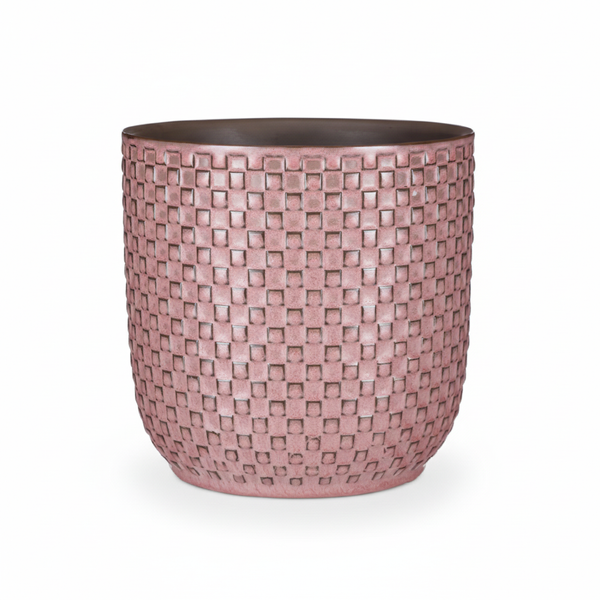 Pot Mini relief - roze - Ø7cm