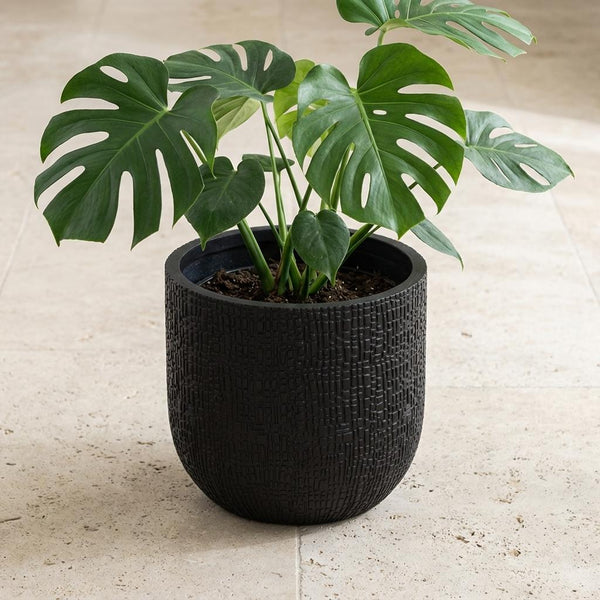 Pot Capi Nature Skin Bol - antraciet - Ø14cm