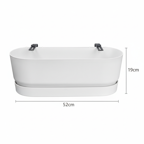 Pot Elho Greenville Easy Balcony - wit - Ø25cm