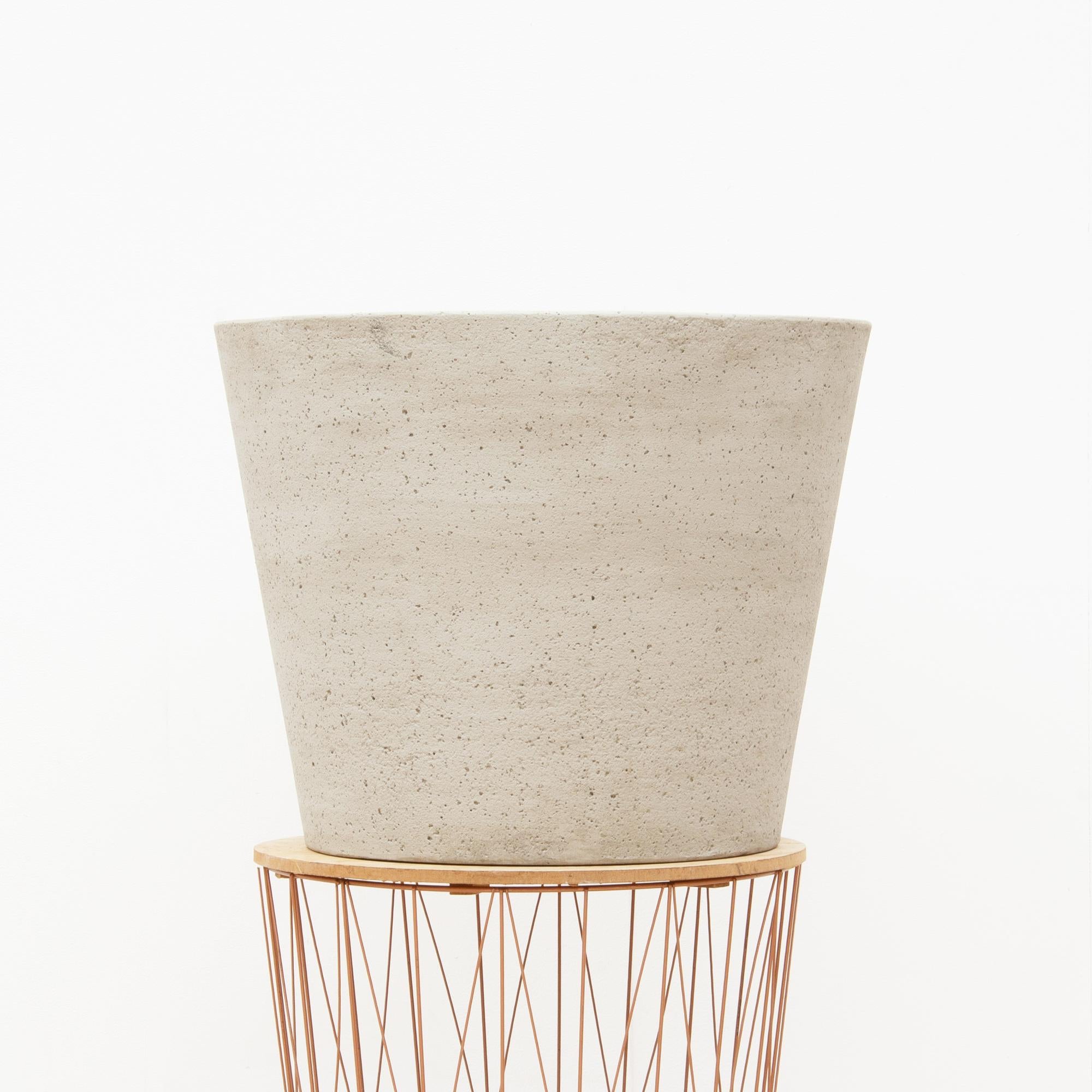 Pot Bucket - beige washed - Ø58cm - ↕50cm